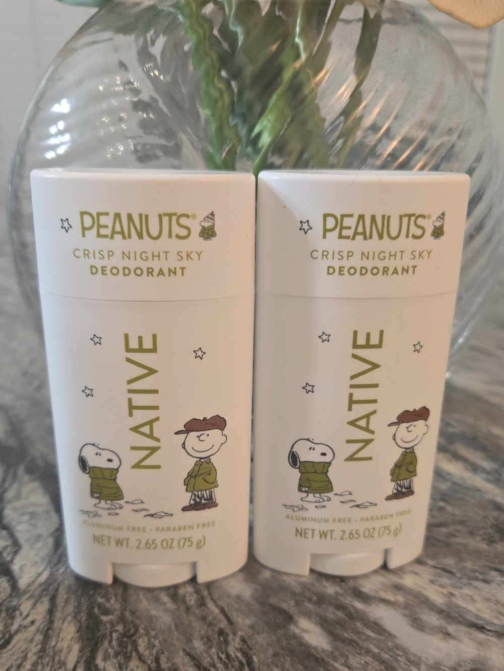 Native x Peanuts Crisp Night Sky Deodorant Stick — White